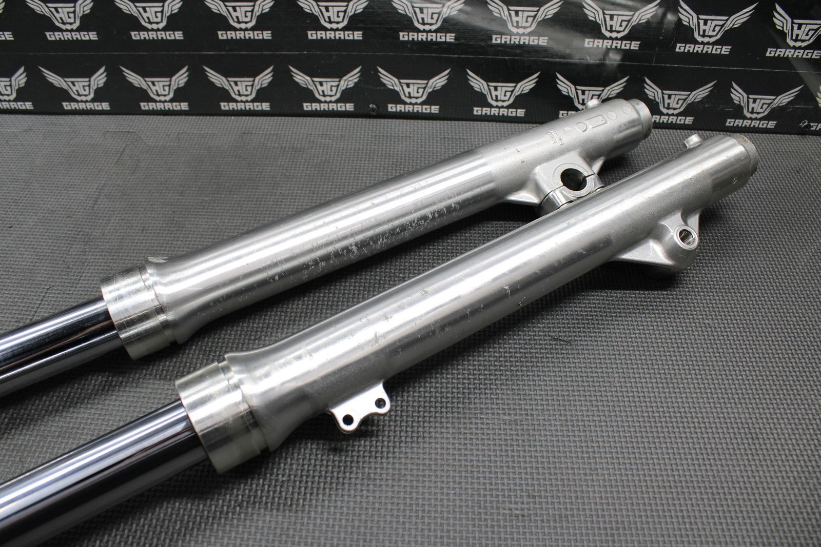 2002 95 - 02 HONDA XR200R OEM RIGHT LEFT FRONT SUSPENSION FORKS SHOCKS DAMPERS - hggarage