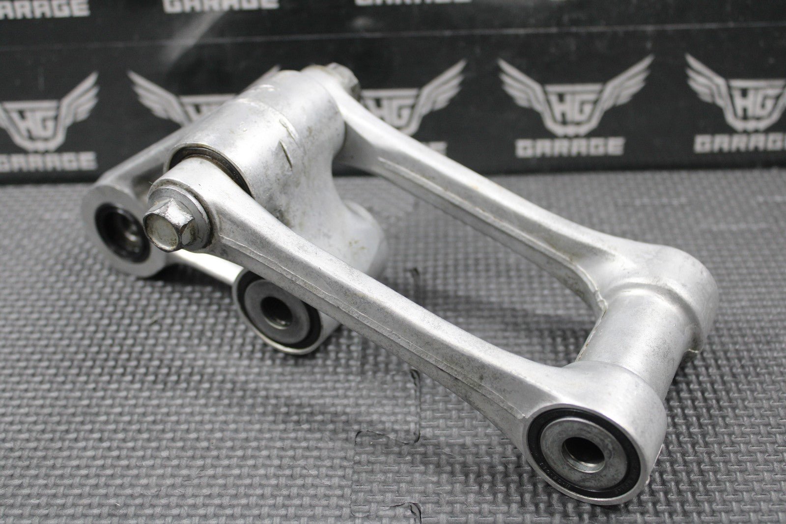 2000 2001 HONDA CR125R CR250R OEM REAR SHOCK LINKAGE ARM ROD GOOD BEARINGS! - hggarage