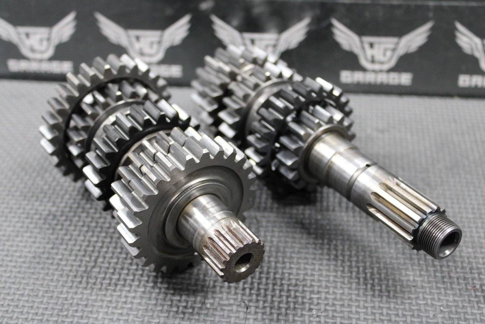 1988 88 - 91 HONDA CR250R OEM TRANSMISSION TRANNY GEARBOX GEARS SHIFT FORKS GOOD! - hggarage