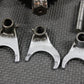 1997 KAWASAKI KX250 97 - 98 OEM ENGINE TRANSMISSION TRANNY GEARBOX SHIFT FORKS - hggarage