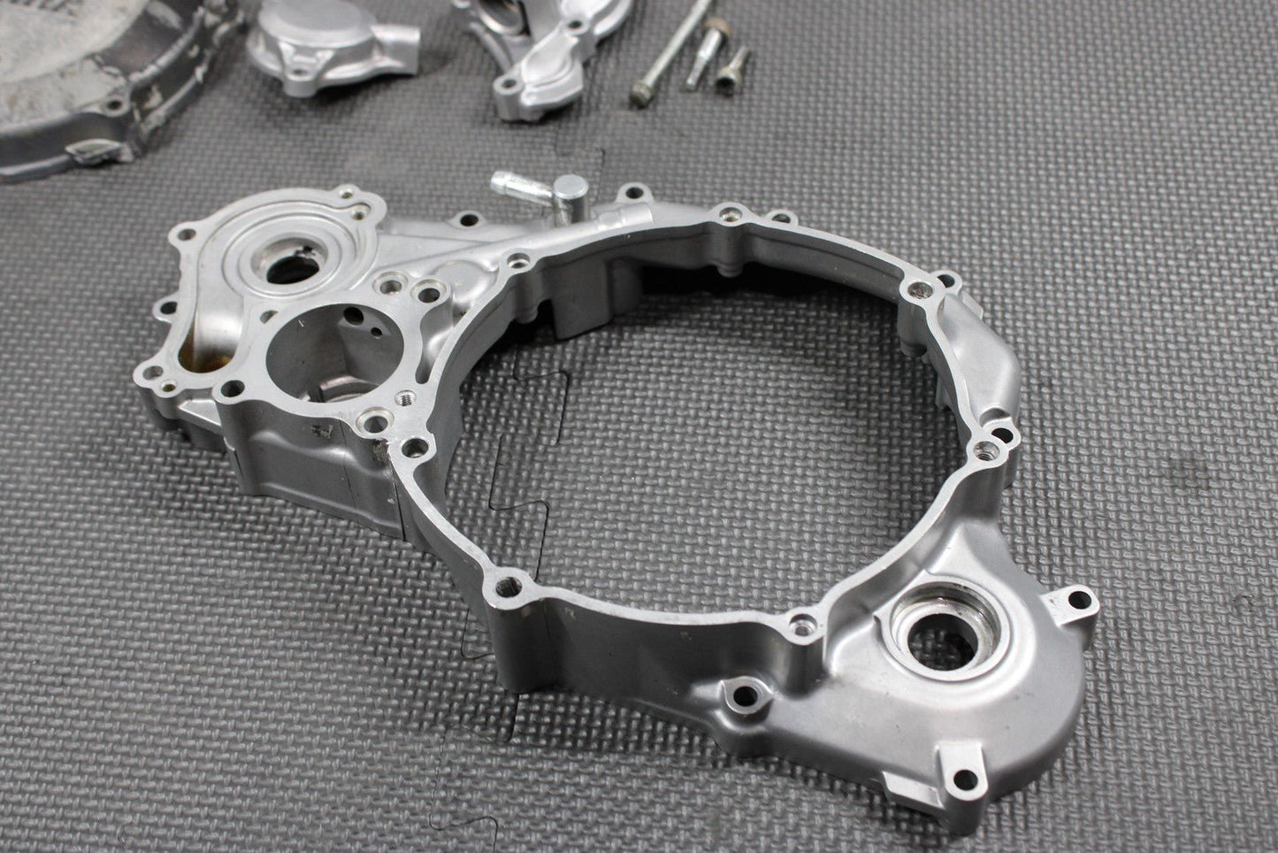 2006 YAMAHA YZ450F 06 - 09 ENGINE MOTOR INNER OUTER CLUTCH COVER WATERPUMP - hggarage