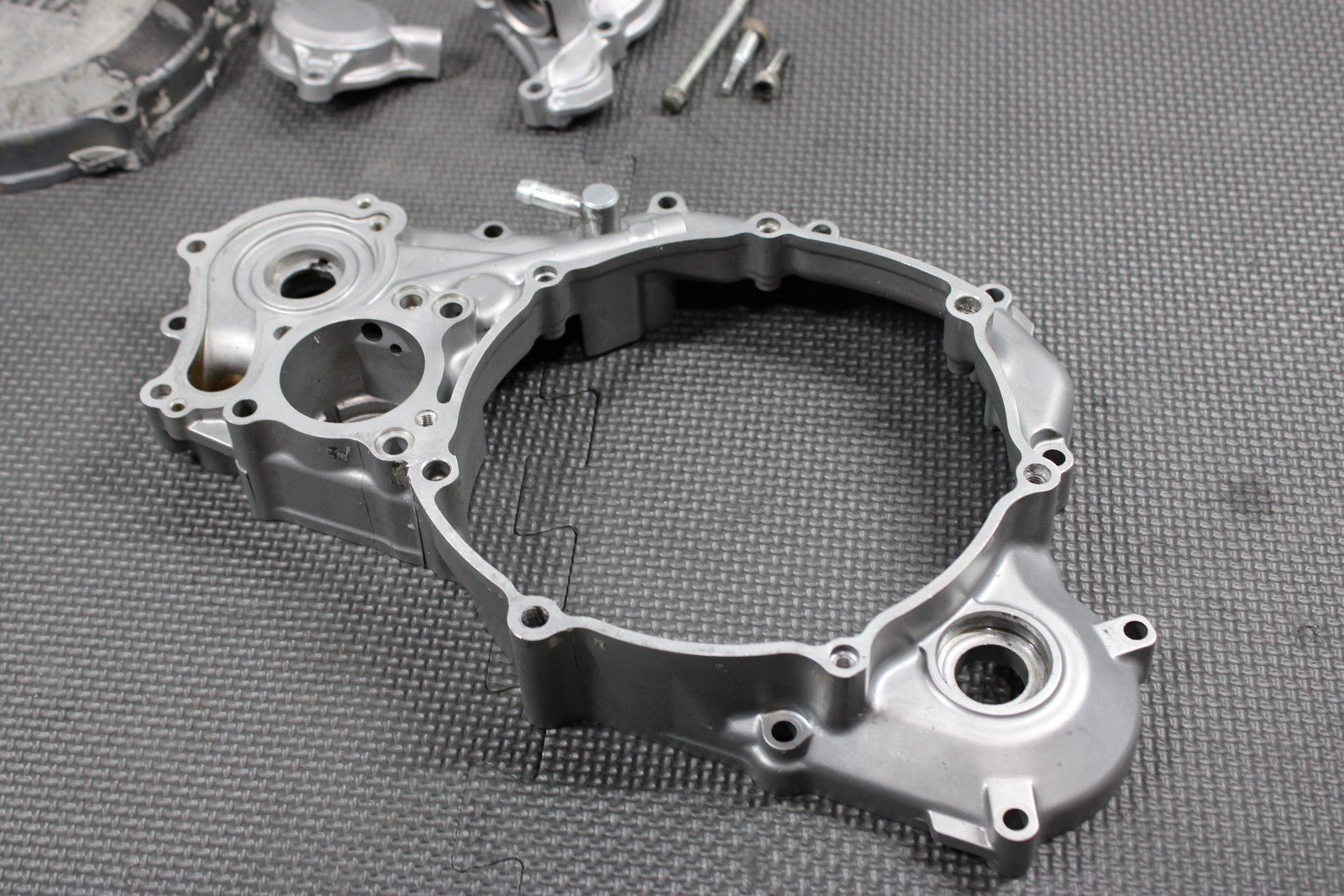 2006 YAMAHA YZ450F 06 - 09 ENGINE MOTOR INNER OUTER CLUTCH COVER WATERPUMP - hggarage