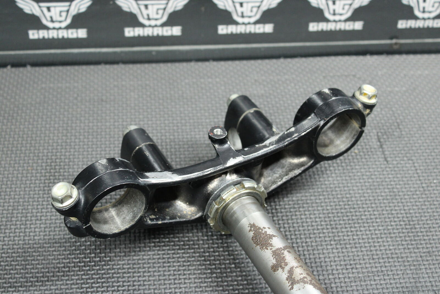 1993 HONDA CR80R OEM FRONT FORKS LOWER UPPER TRIPLE TREE STEM CLAMP