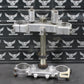 2002 YAMAHA YZ250 OEM FRONT FORKS LOWER BILLET UPPER TRIPLE TREE STEM CLAMP - hggarage