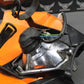 2010 KTM 250 XCF - W OEM HEADLIGHT SHROUD NUMBER PLATE HEAD LIGHT 7730800704404 - hggarage
