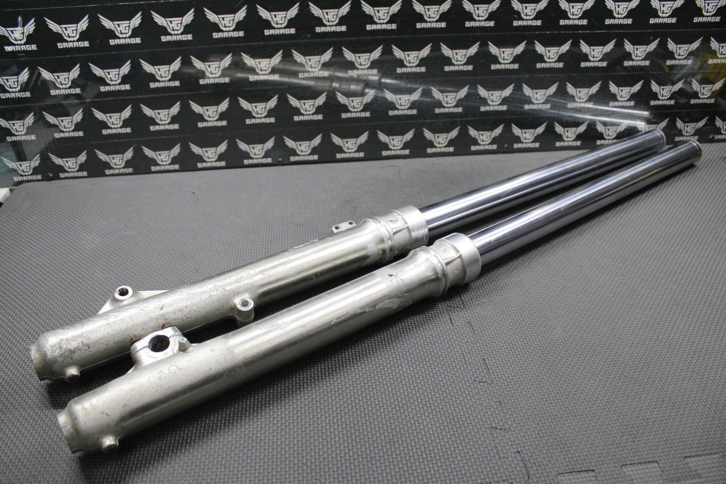 1988 1989 HONDA XR250R OEM RIGHT LEFT FRONT SUSPENSION FORKS SHOCKS DAMPERS GOOD - hggarage