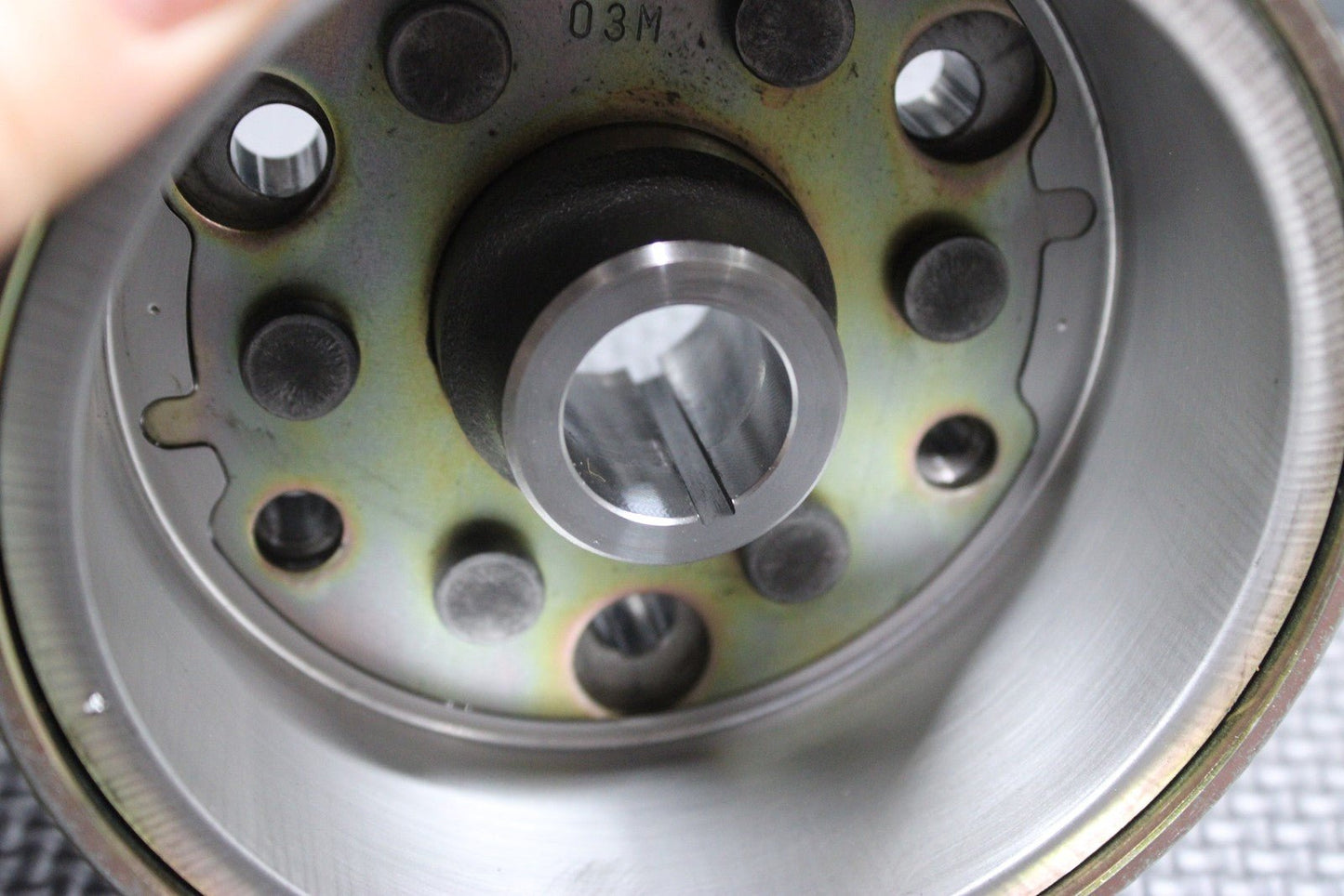 2000 YAMAHA 00 - 07 TTR125L STATOR MAGNETO ROTOR FLYWHEEL 5HP - 85510 - 02 - 00 GOOD! - hggarage