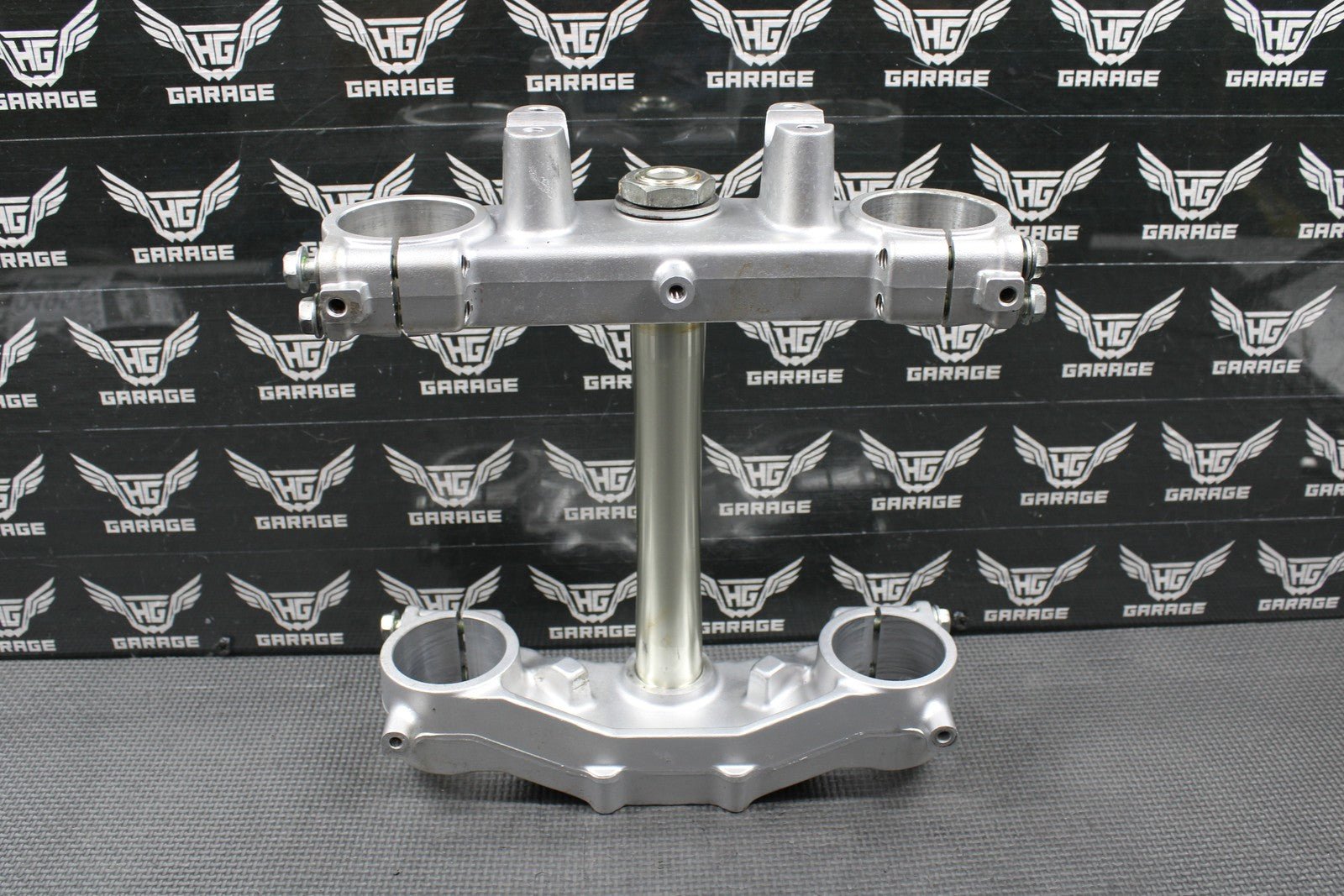 1998 SUZUKI 97 - 98 RM125 RM250 OEM FRONT FORKS LOWER UPPER TRIPLE TREE STEM CLAMP - hggarage