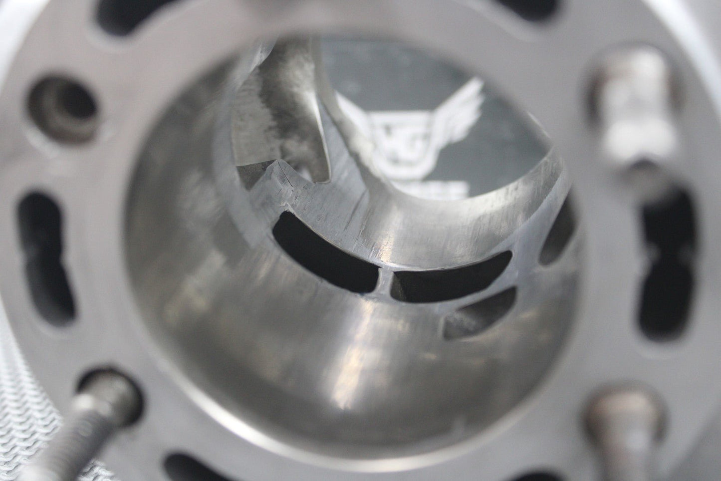 1995 HONDA CR250R OEM KZ3 M CYLINDER BORE JUG TOP END 12100 - KZ3 - 880 NEEDS REPAIR - hggarage