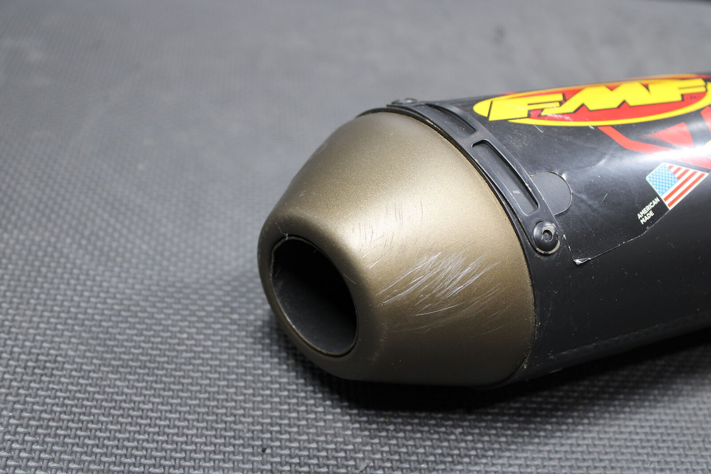 2009 YAMAHA YZ250F FMF POWERCORE 4  MUFFLER EXHAUST SILENCER SLIP ON PIPE