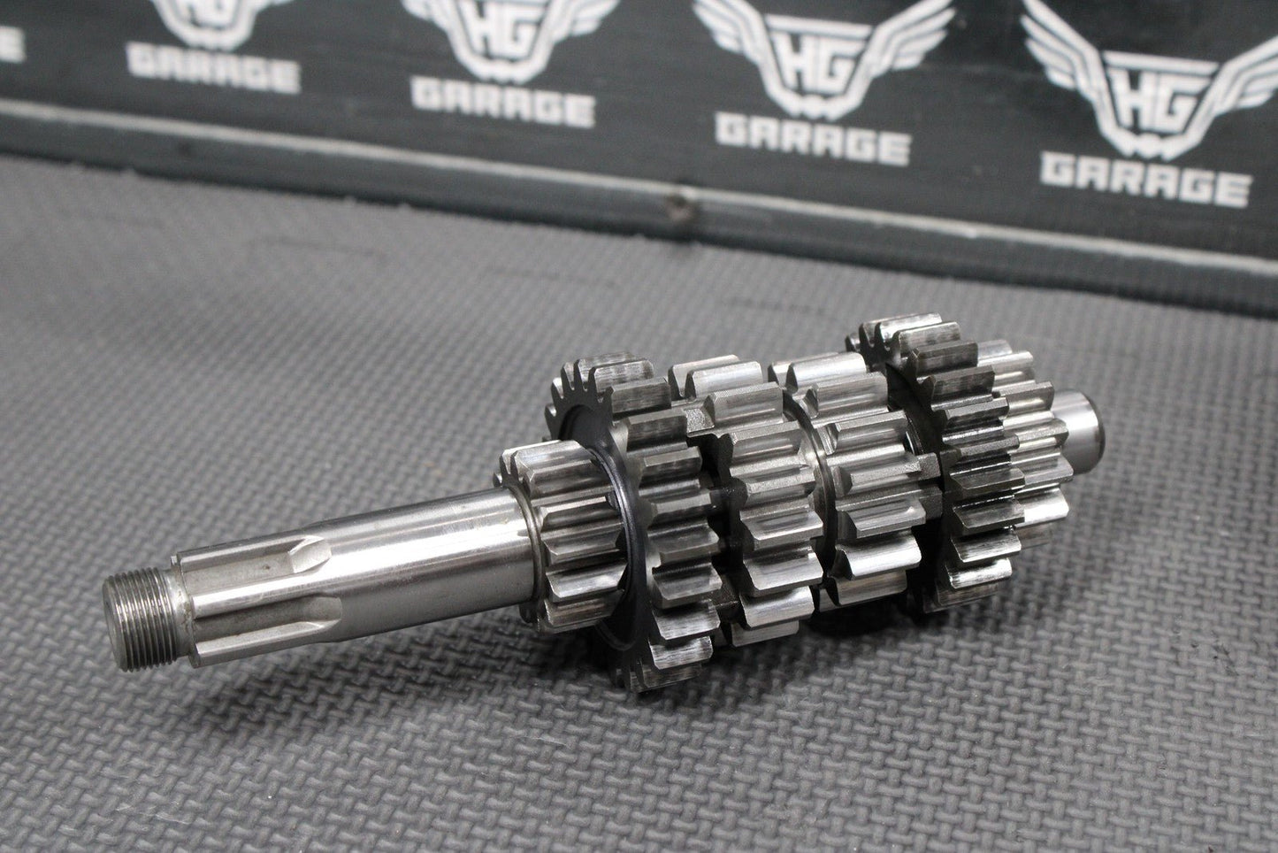 1986 KAWASAKI KDX200 OEM TRANSMISSION TRANNY GEARBOX SHIFT FORKS DRUM GEARS - hggarage