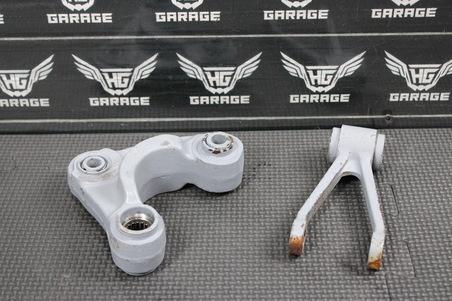 1991 88 - 95 HONDA CR80R OEM REAR SHOCK LINKAGE LINKS RELAY ARM - hggarage