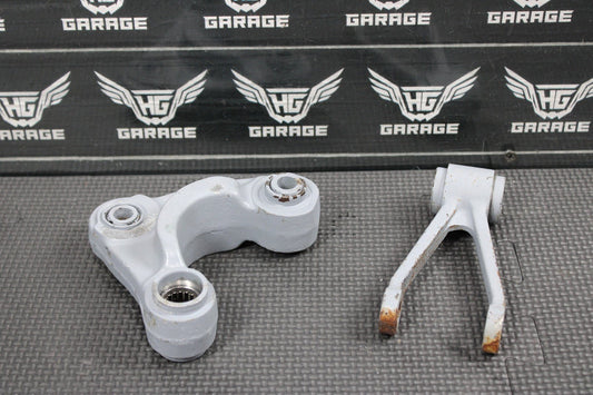 1991 88 - 95 HONDA CR80R OEM REAR SHOCK LINKAGE LINKS RELAY ARM - hggarage