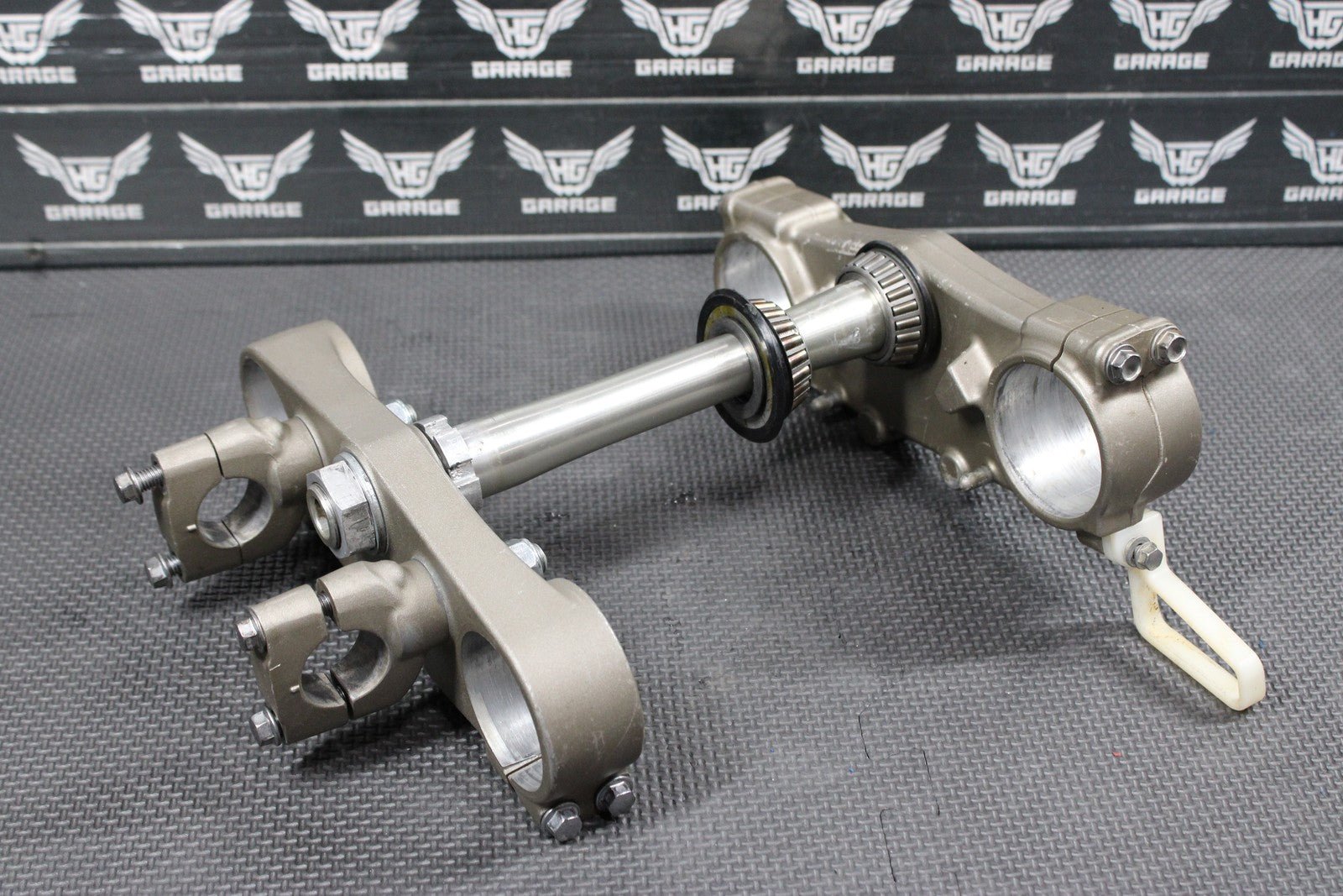 2006 YAMAHA 06 - 14 YZ450F OEM FRONT FORKS LOWER UPPER TRIPLE TREE STEM SET - hggarage