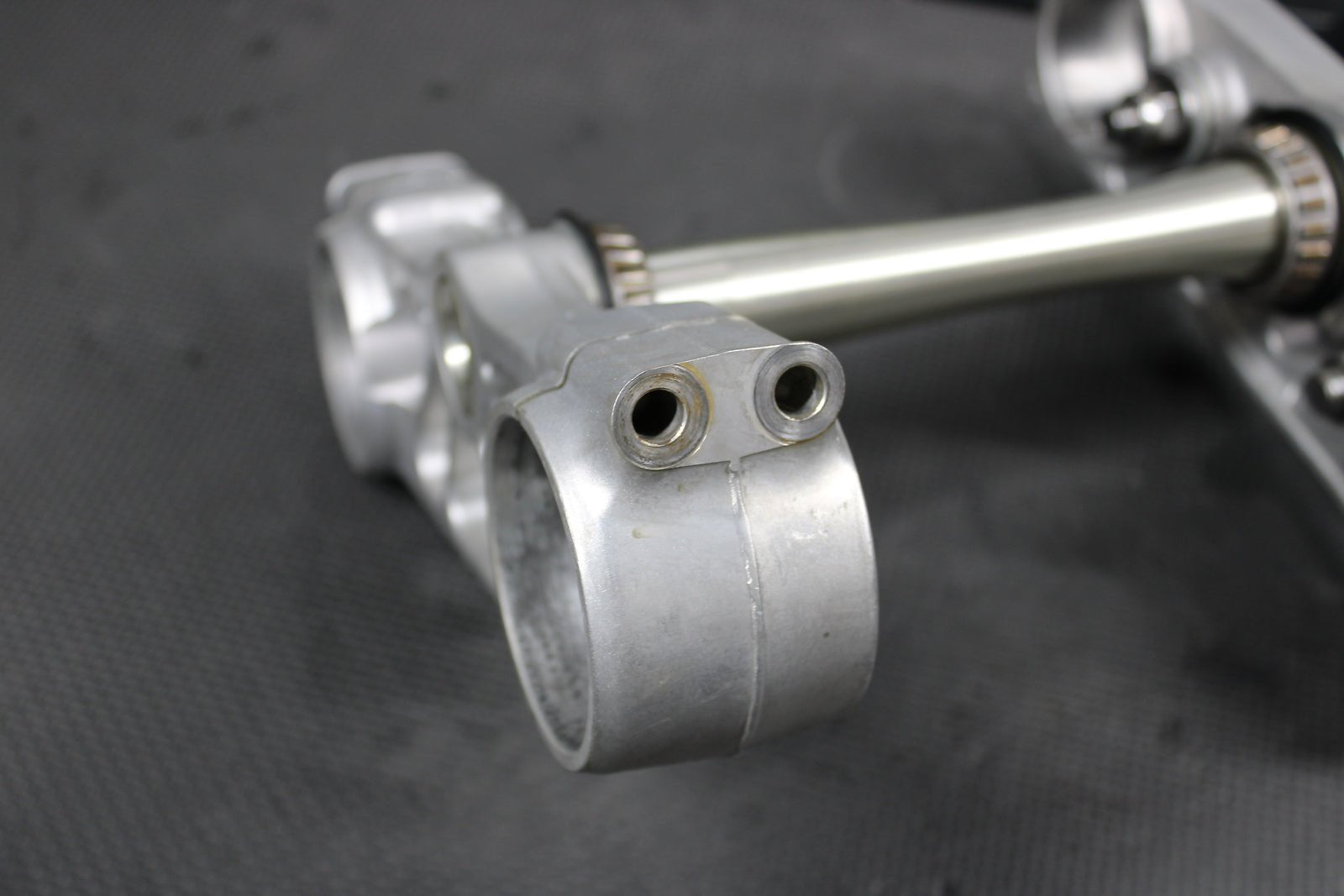 2009 HONDA CRF450R OEM FRONT FORKS LOWER UPPER TRIPLE TREE STEM - hggarage