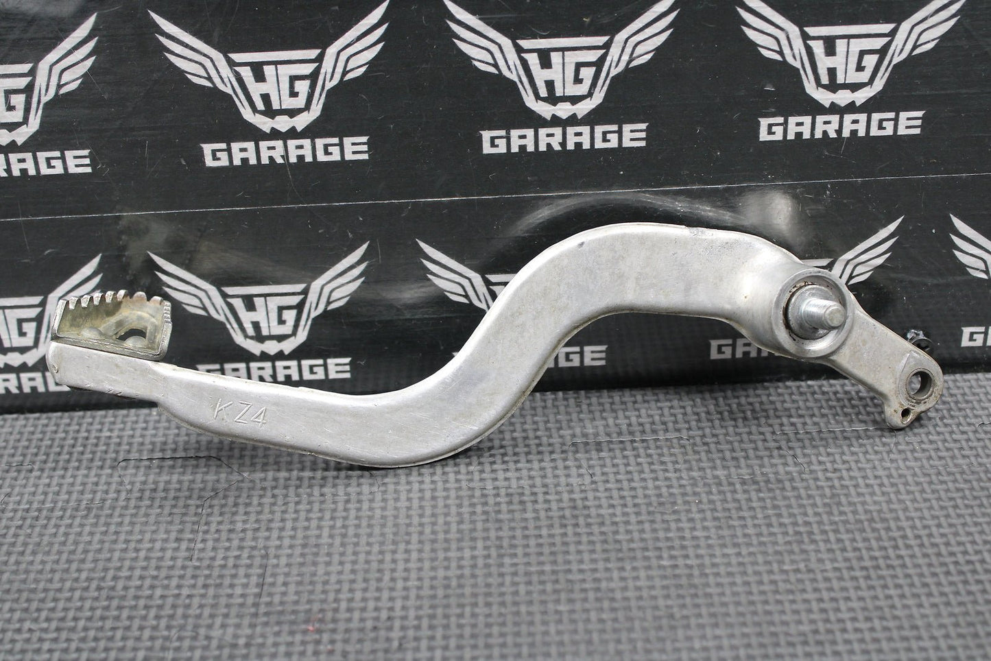 1998 1999 HONDA CR125R OEM RIGHT REAR BRAKE FOOT PEDAL LEVER 46510 - KZ4 - J00 - hggarage