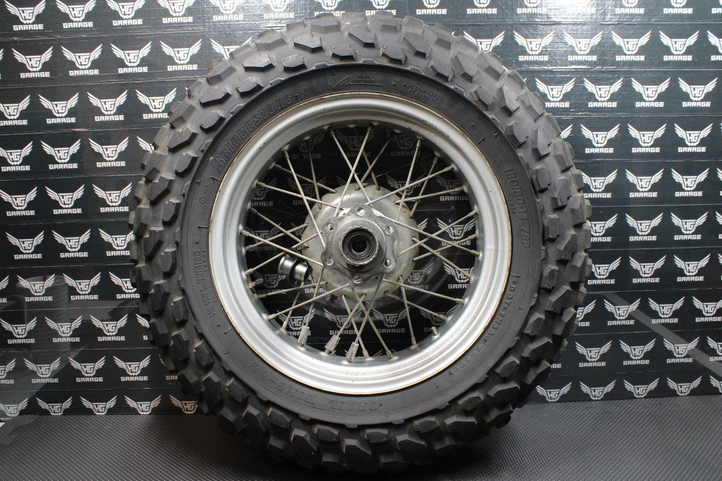1987 YAMAHA TW200 OEM 14" X 4.50" REAR BACK WHEEL RIM 2JX - 25311 - 00 - 00 - hggarage