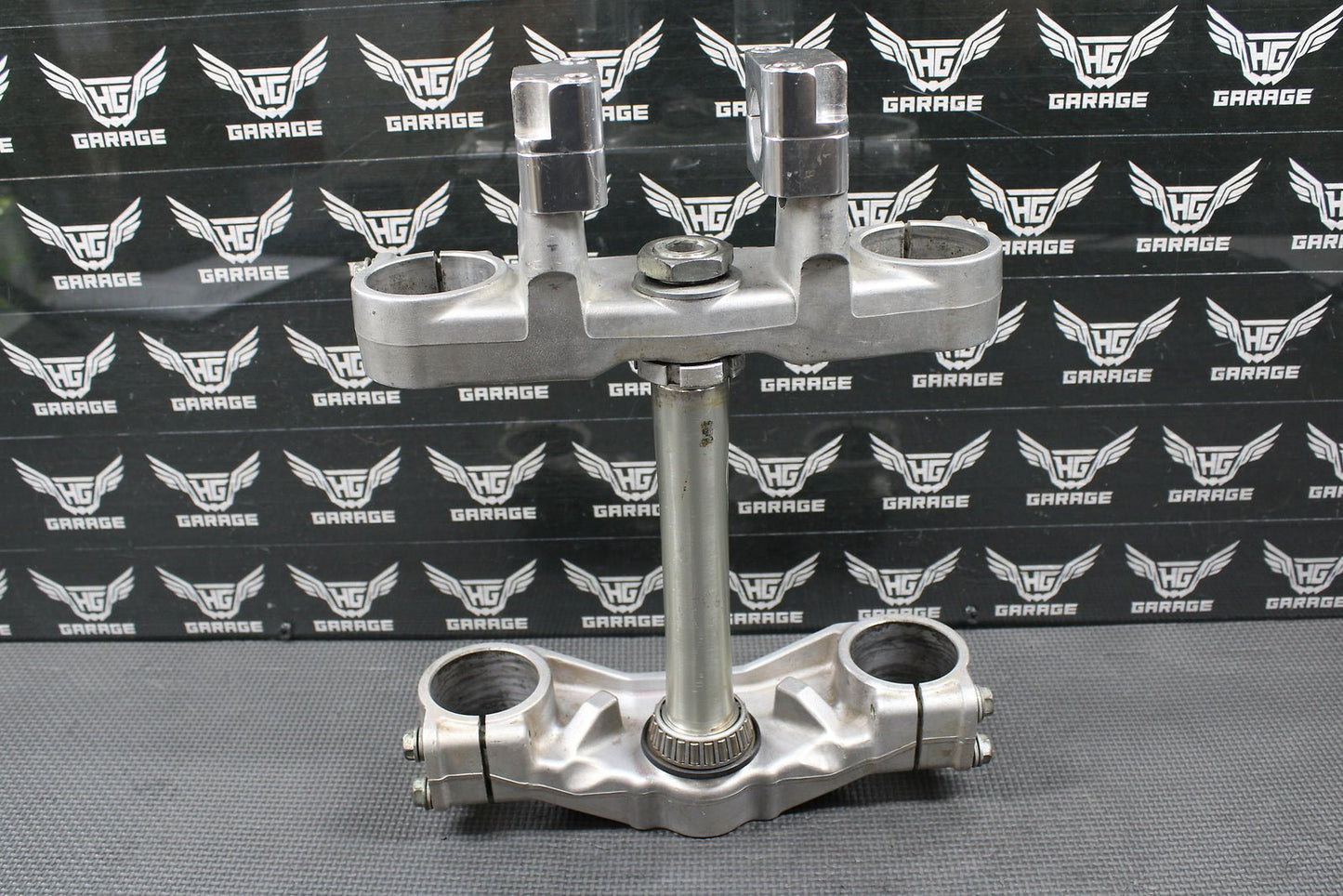 1997 SUZUKI 97 - 98 RM125 RM250 OEM FRONT FORKS LOWER UPPER TRIPLE TREE STEM CLAMP - hggarage