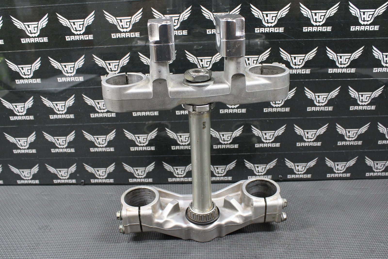 1997 SUZUKI 97 - 98 RM125 RM250 OEM FRONT FORKS LOWER UPPER TRIPLE TREE STEM CLAMP - hggarage