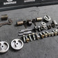 2004 SUZUKI RM250 OEM ENGINE POWER VALVE COMPLETE ASSEMBLY FLAP SET ROD ACUATOR