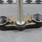 2007 2008 KAWASAKI KX250F OEM FRONT FORKS LOWER TRIPLE TREE STEERING STEM CLAMP - hggarage