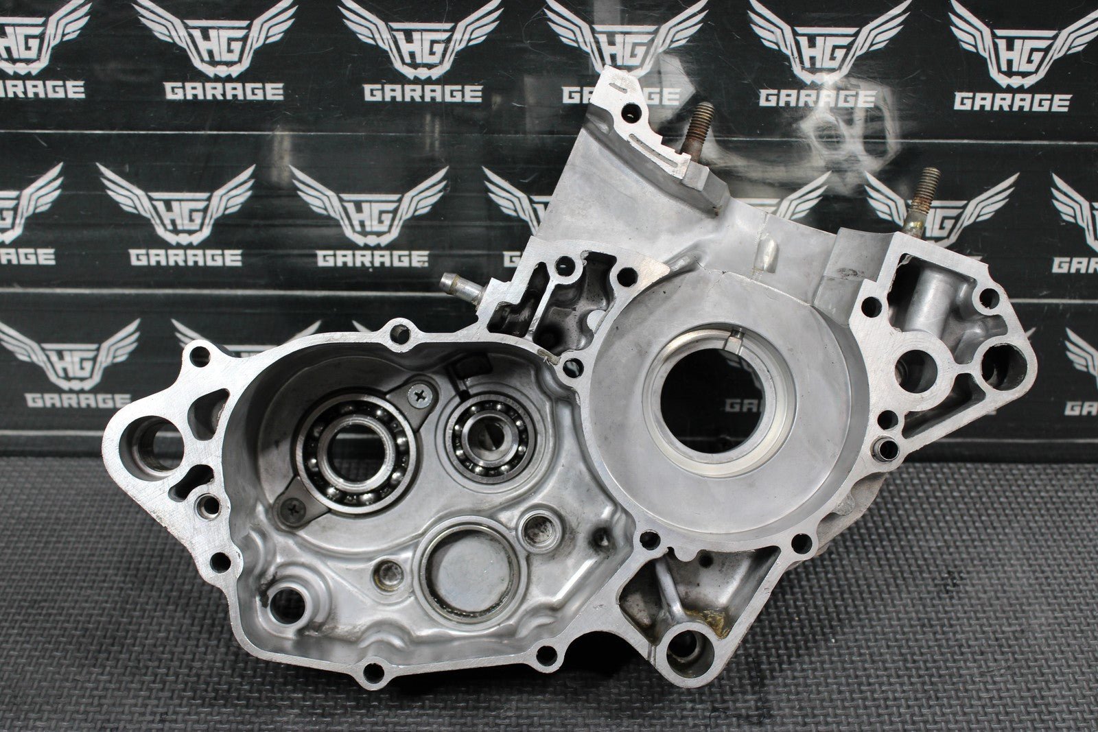 1996 KAWASAKI KX125 OEM LEFT RIGHT ENGINE MOTOR CRANKCASE CRANK CASES BLOCK - hggarage
