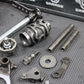 2007 HONDA CRF450R OEM ENGINE TRANSMISSION TRANNY GEARBOX SHIFT FORKS SHAFT DRUM - hggarage