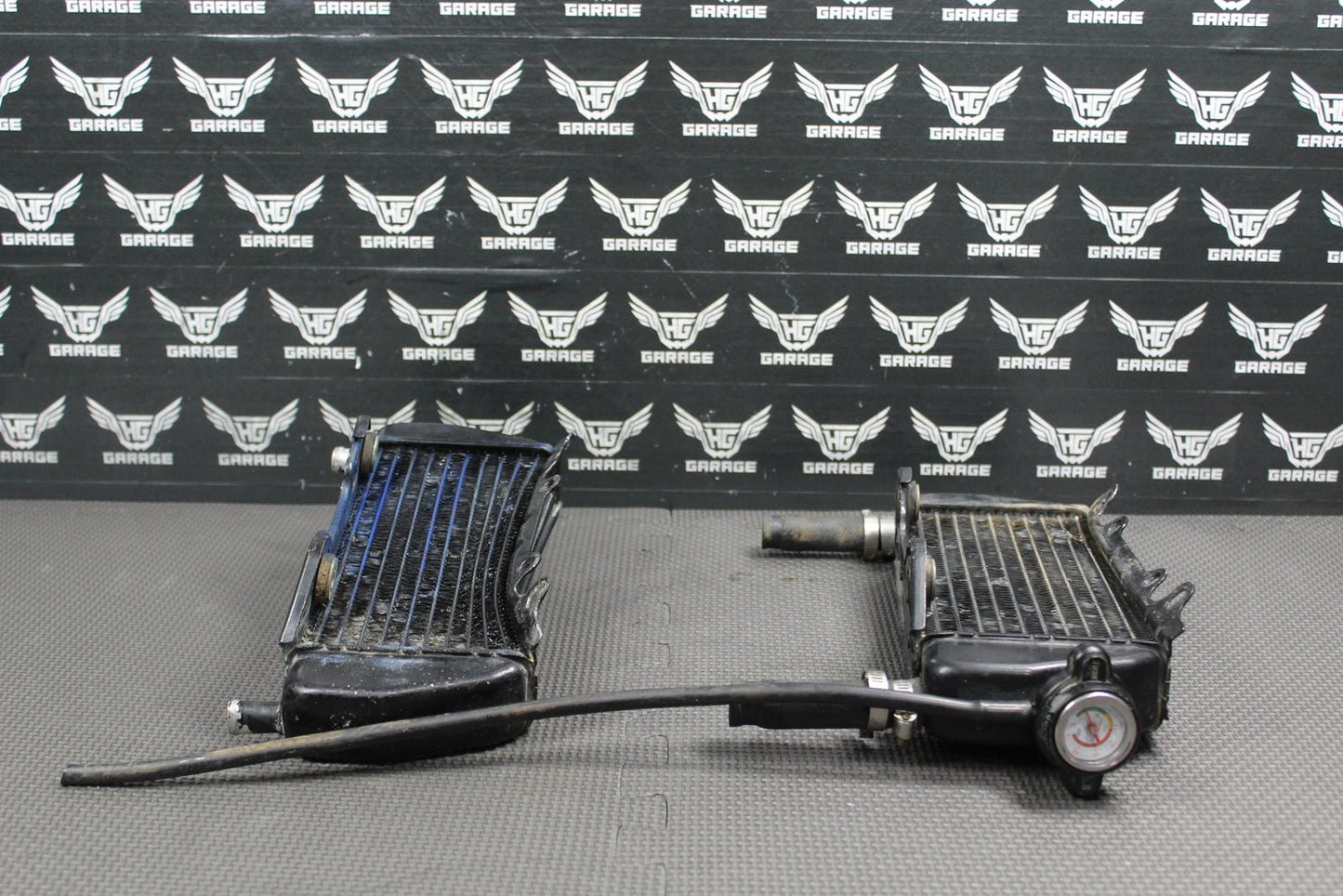 1994 KAWASAKI KX250 KX125 OEM LEFT RIGHT RADIATORS RADS COOLING SYSTEM - hggarage