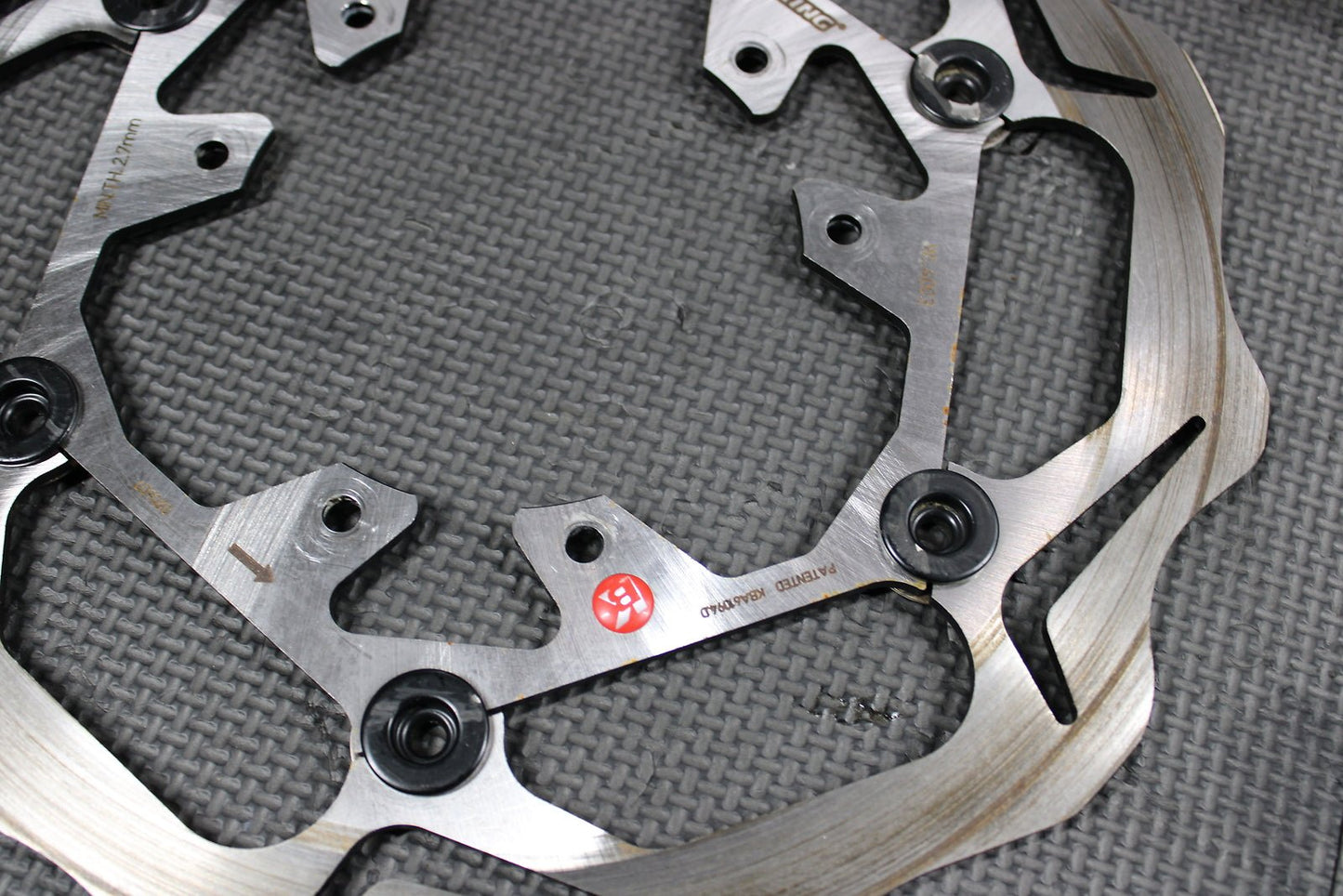 2009 HONDA CRF450R BRAKING OVERSIZED FRONT BRAKE DISC ROTOR ASSEMBLY - hggarage