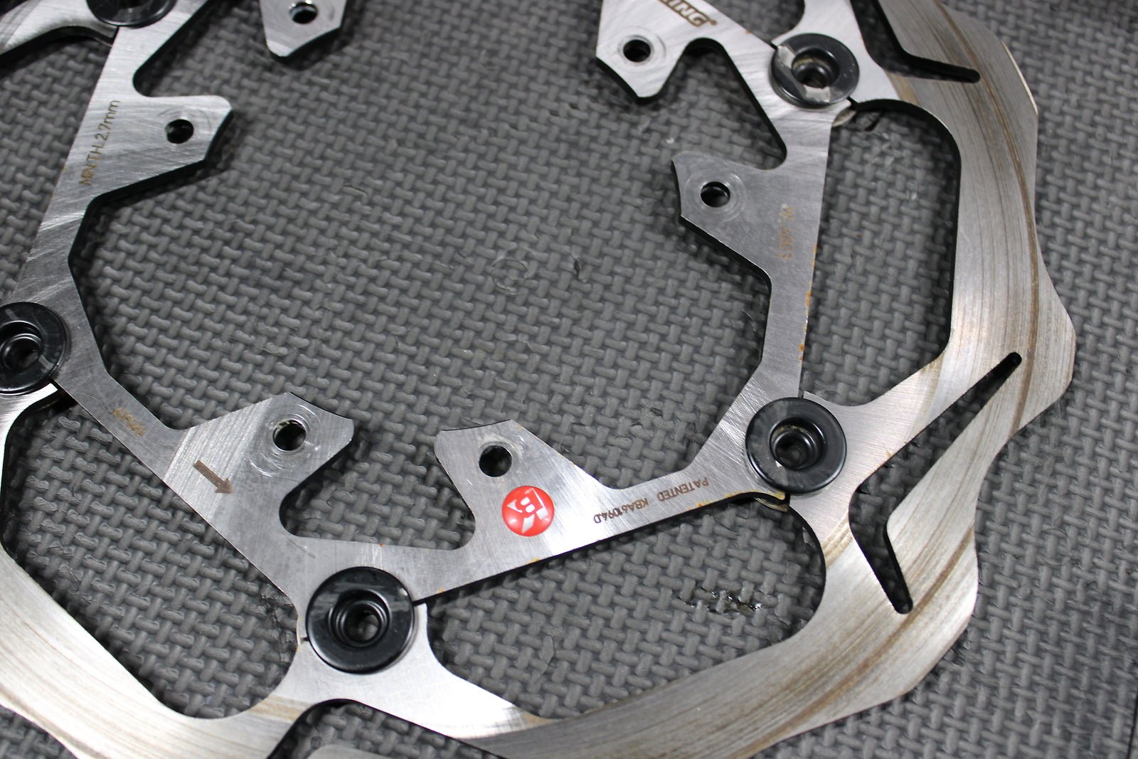 2009 HONDA CRF450R BRAKING OVERSIZED FRONT BRAKE DISC ROTOR ASSEMBLY - hggarage
