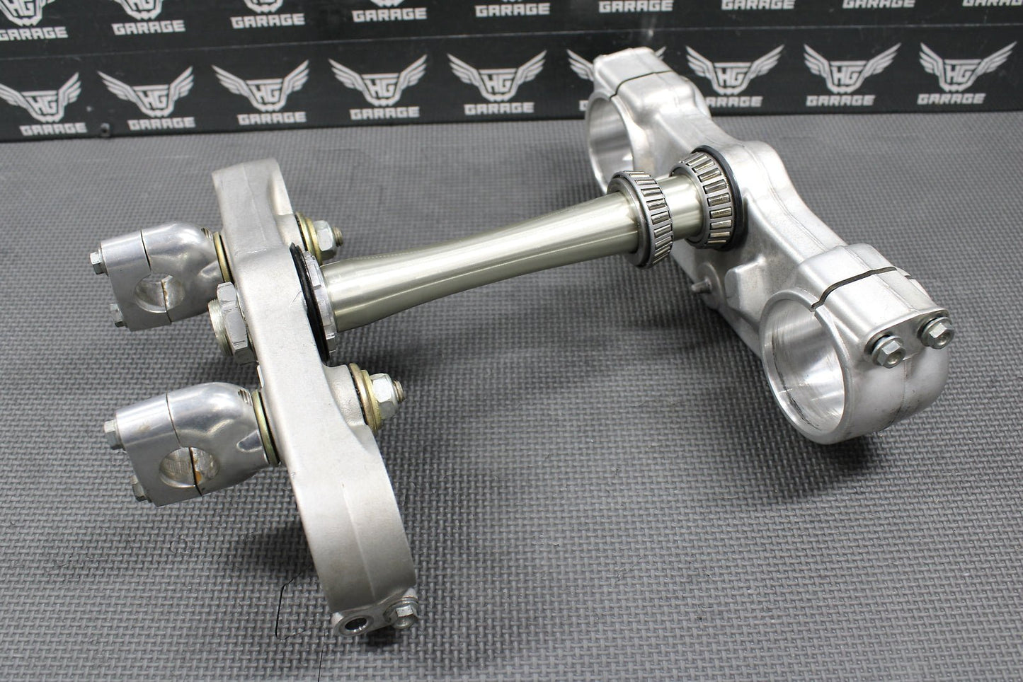 2001 00 - 03 HONDA CR125R OEM FRONT FORKS LOWER UPPER TRIPLE TREE STEM BAR CLAMP - hggarage
