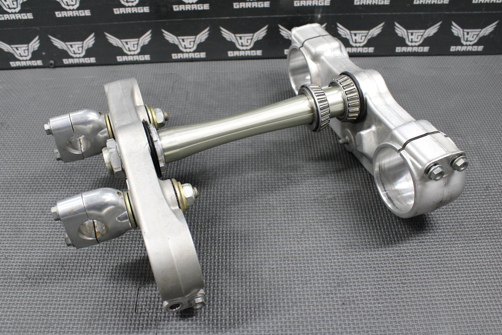 2001 00 - 03 HONDA CR125R OEM FRONT FORKS LOWER UPPER TRIPLE TREE STEM BAR CLAMP - hggarage