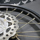 2014 KAWASAKI 11 - 21 KX100 OEM 19" BIG WHEEL FRONT WHEEL RIM HUB 41090 - 0103 - WC - hggarage