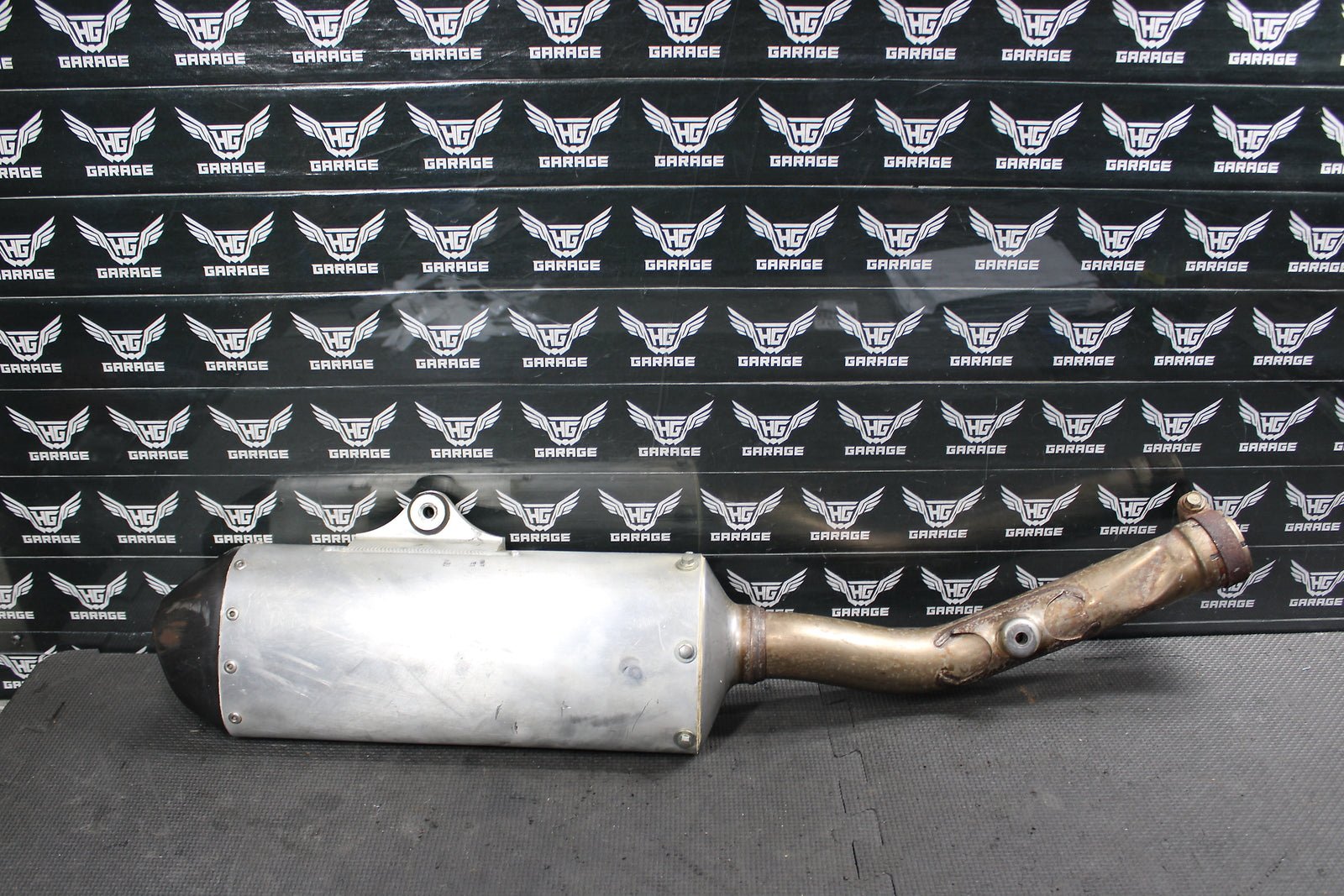 2014 KAWASAKI 13 - 16 KX250F OEM MUFFLER EXHAUST SILENCER SLIP ON PIPE - hggarage