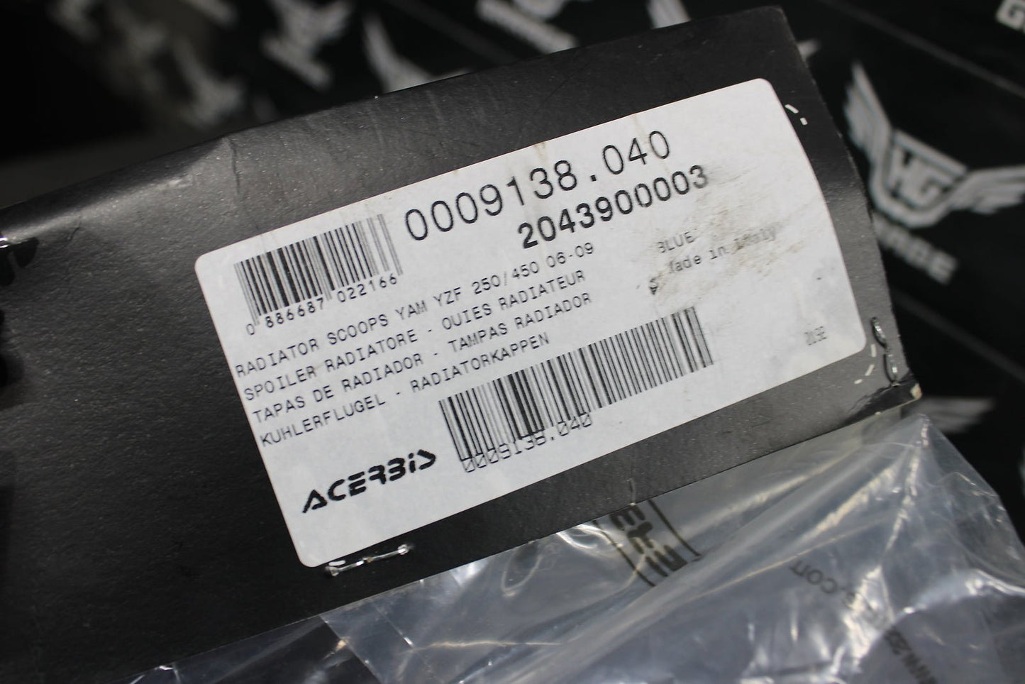 2006 Yamaha 06 - 09 YZ250F YZ450F Acerbis Side Cover Fuel Tank Left Right Shrouds - hggarage
