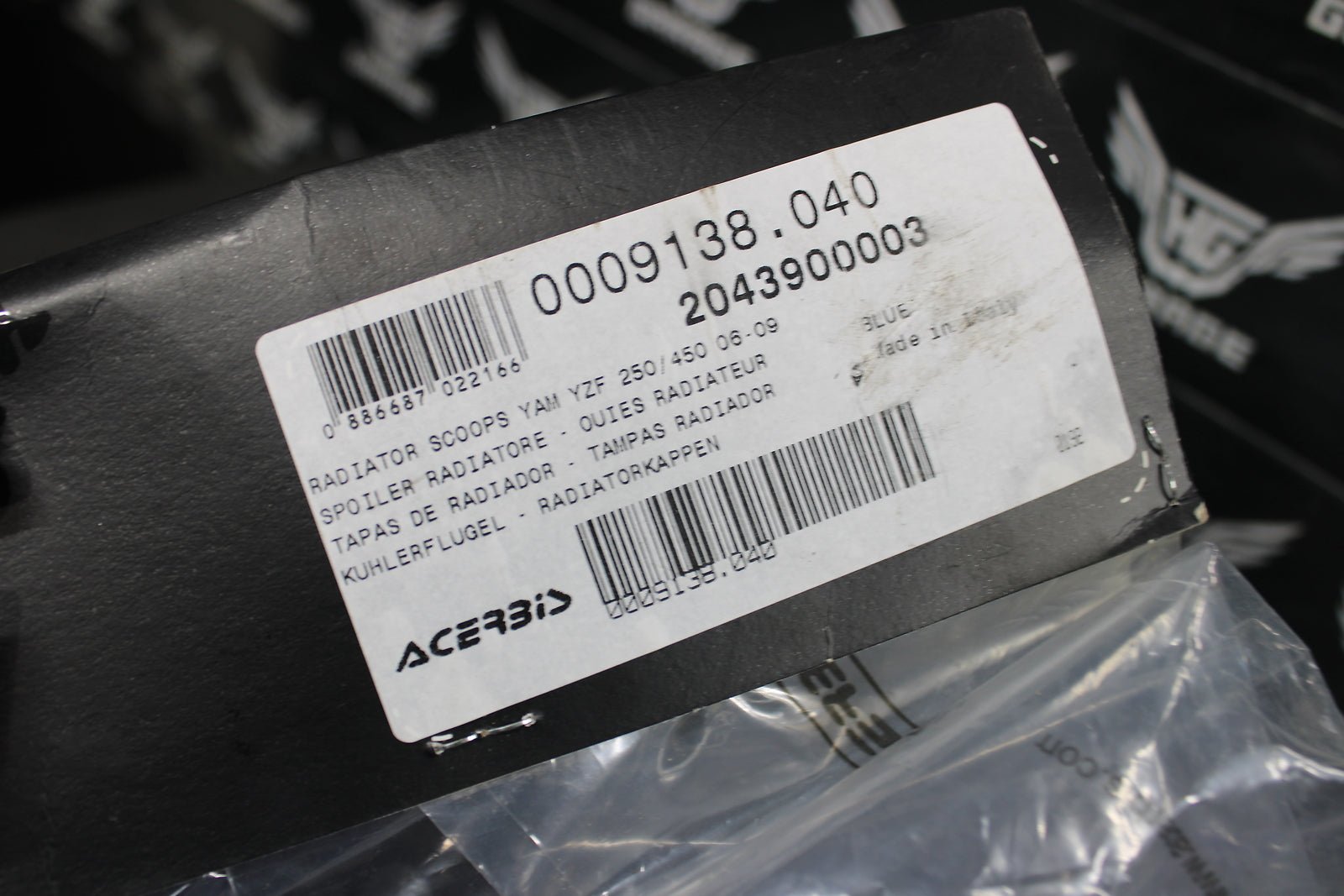 2006 Yamaha 06 - 09 YZ250F YZ450F Acerbis Side Cover Fuel Tank Left Right Shrouds - hggarage