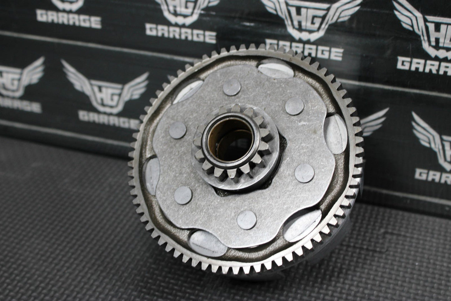 1991 87 - 95 HONDA CR80R OEM COMPLETE CLUTCH W PLATES BASKET HUB 22100 - GC4 - 600 - hggarage