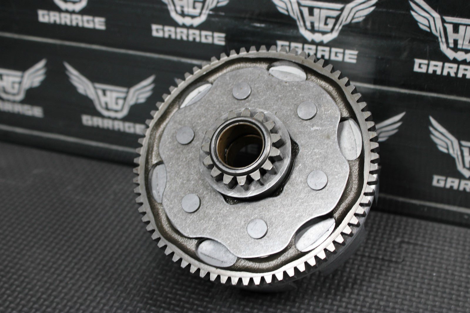 1991 87 - 95 HONDA CR80R OEM COMPLETE CLUTCH W PLATES BASKET HUB 22100 - GC4 - 600 - hggarage