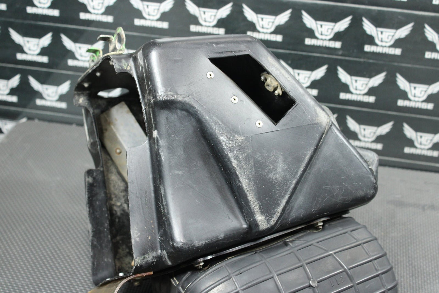 1992 Kawasaki KX250 OEM Airbox Intake Air Cleaner Case 11011 - 1370 - hggarage