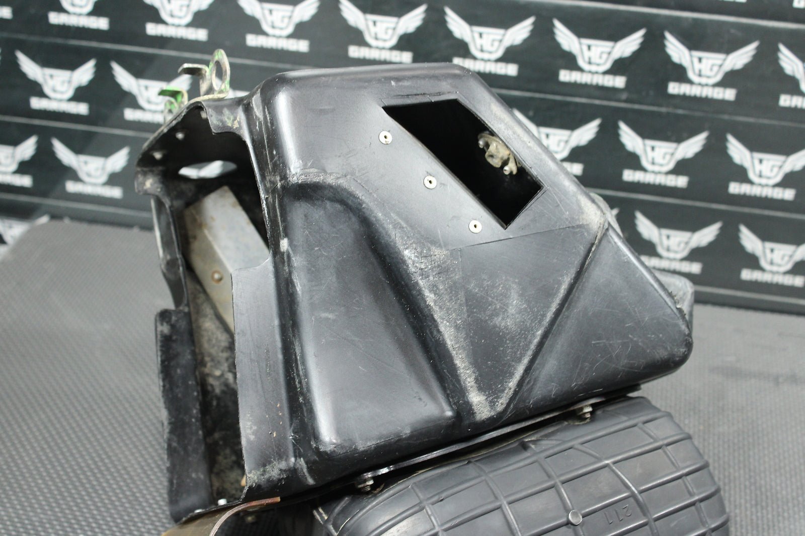 1992 Kawasaki KX250 OEM Airbox Intake Air Cleaner Case 11011 - 1370 - hggarage