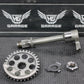 2005 YAMAHA 03 - 05 YZ450F OEM TIMING CHAIN WATER PUMP COUNTER BALANCE SHAFT GEARS - hggarage
