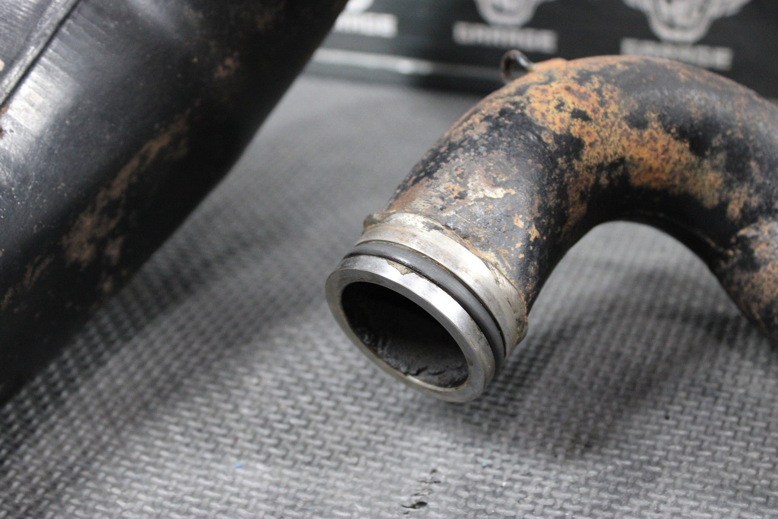 1996 SUZUKI RM250 FMF GOLD SERIES FATTY EXHAUST PIPE CHAMBER HEADER 14310 - 37E00 - hggarage