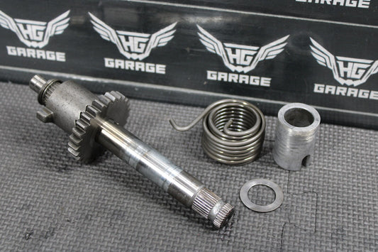 2000 HONDA XR100R XR80R OEM KICKSTART KICK START SHAFT W IDLER GEAR