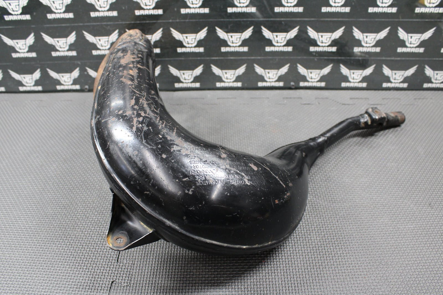 2001 97 - 01 YAMAHA YZ80 OEM EXHAUST PIPE CHAMBER HEADER 4ES - 14610 - 10 - 00 - hggarage