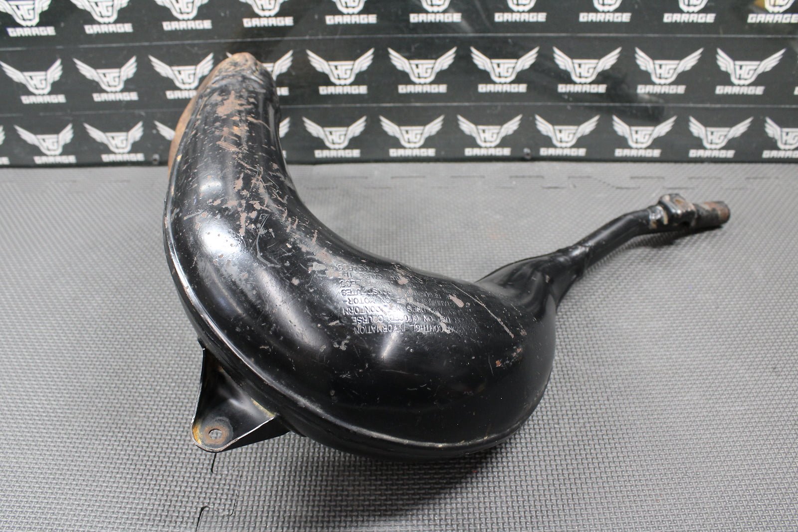 2001 97 - 01 YAMAHA YZ80 OEM EXHAUST PIPE CHAMBER HEADER 4ES - 14610 - 10 - 00 - hggarage
