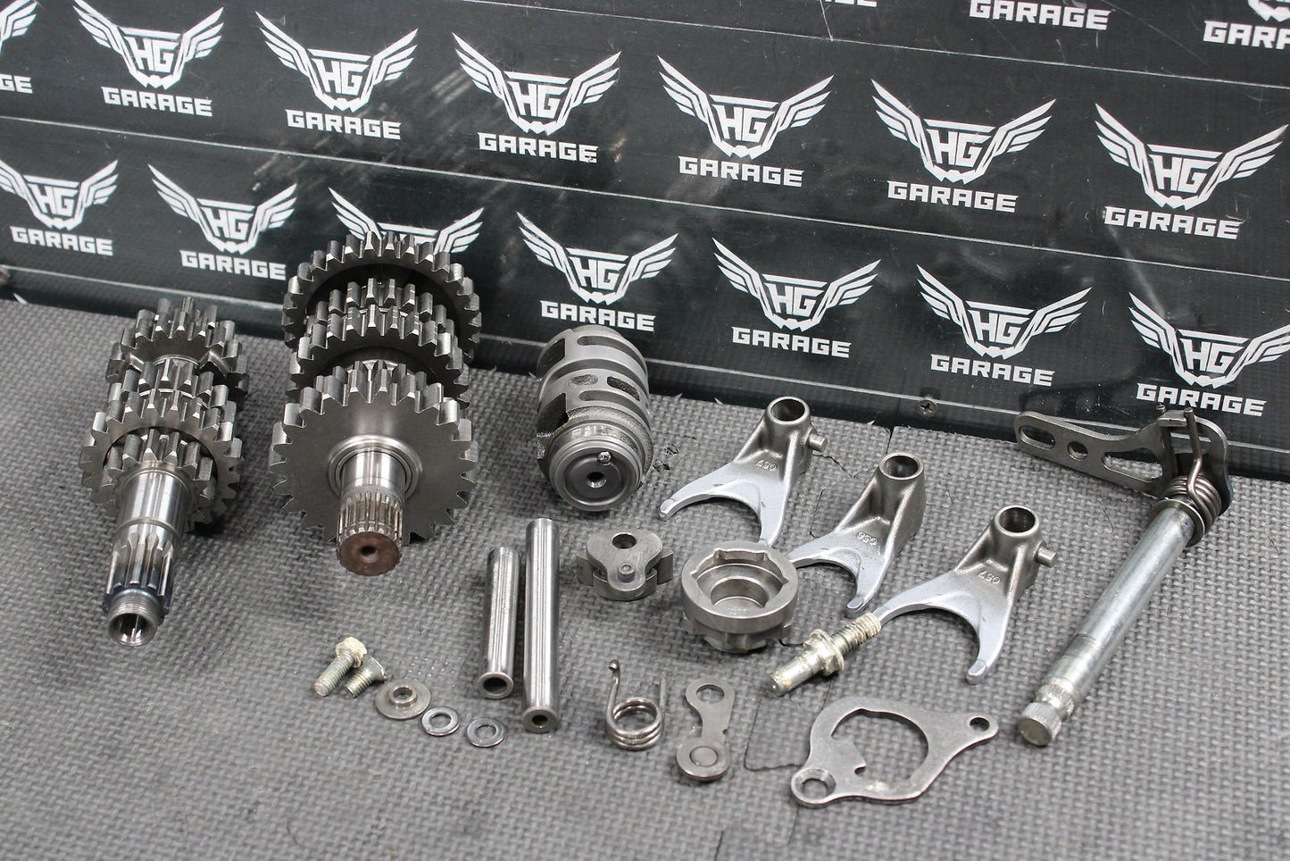 2009 Kawasaki 09 - 13 KX250F OEM Engine Transmission Tranny Gears Forks Assembly - hggarage
