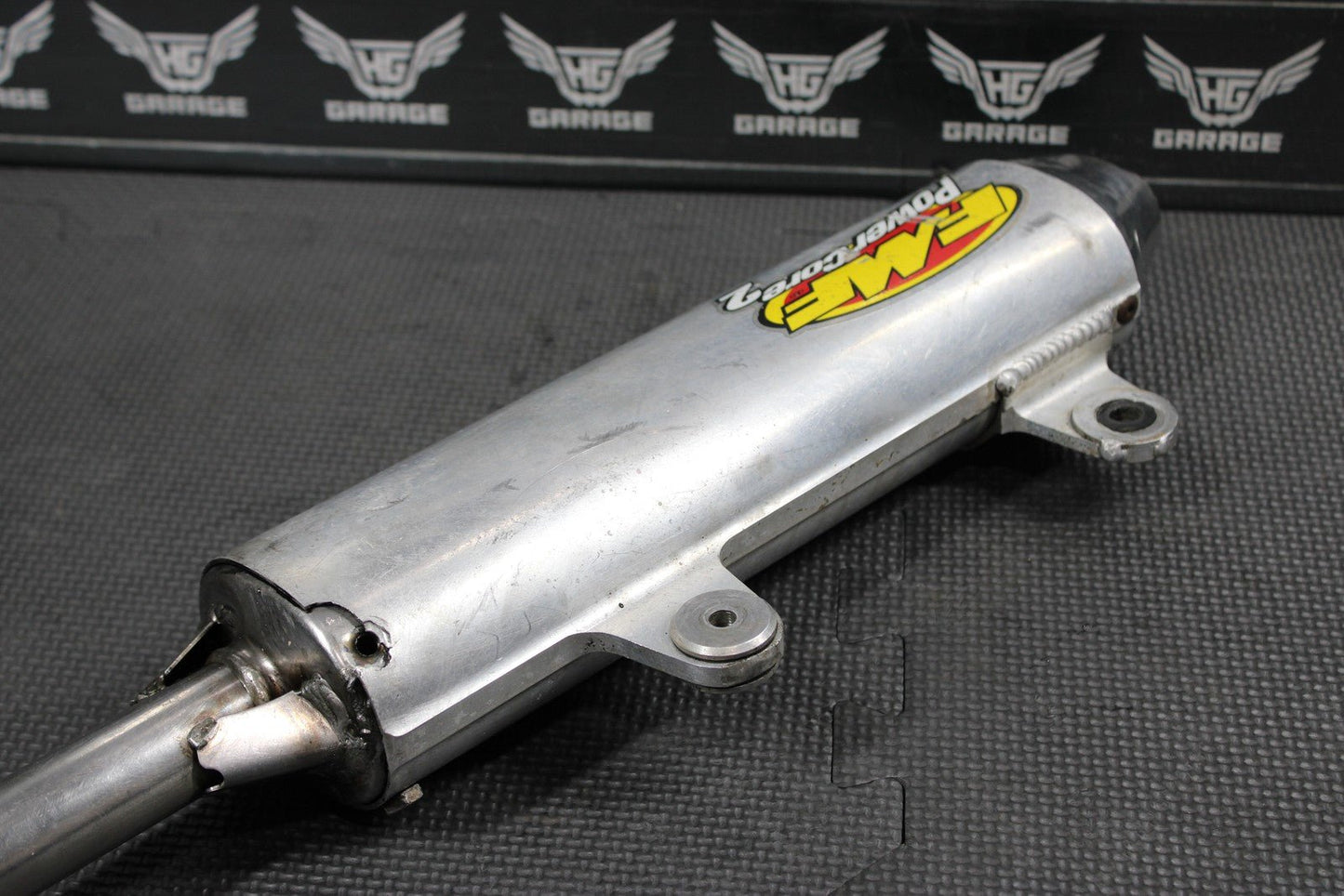 2000 KTM 250 EXC FMF MUFFLER EXHAUST SILENCER SLIP ON PIPE PARTS/REPAIR - hggarage