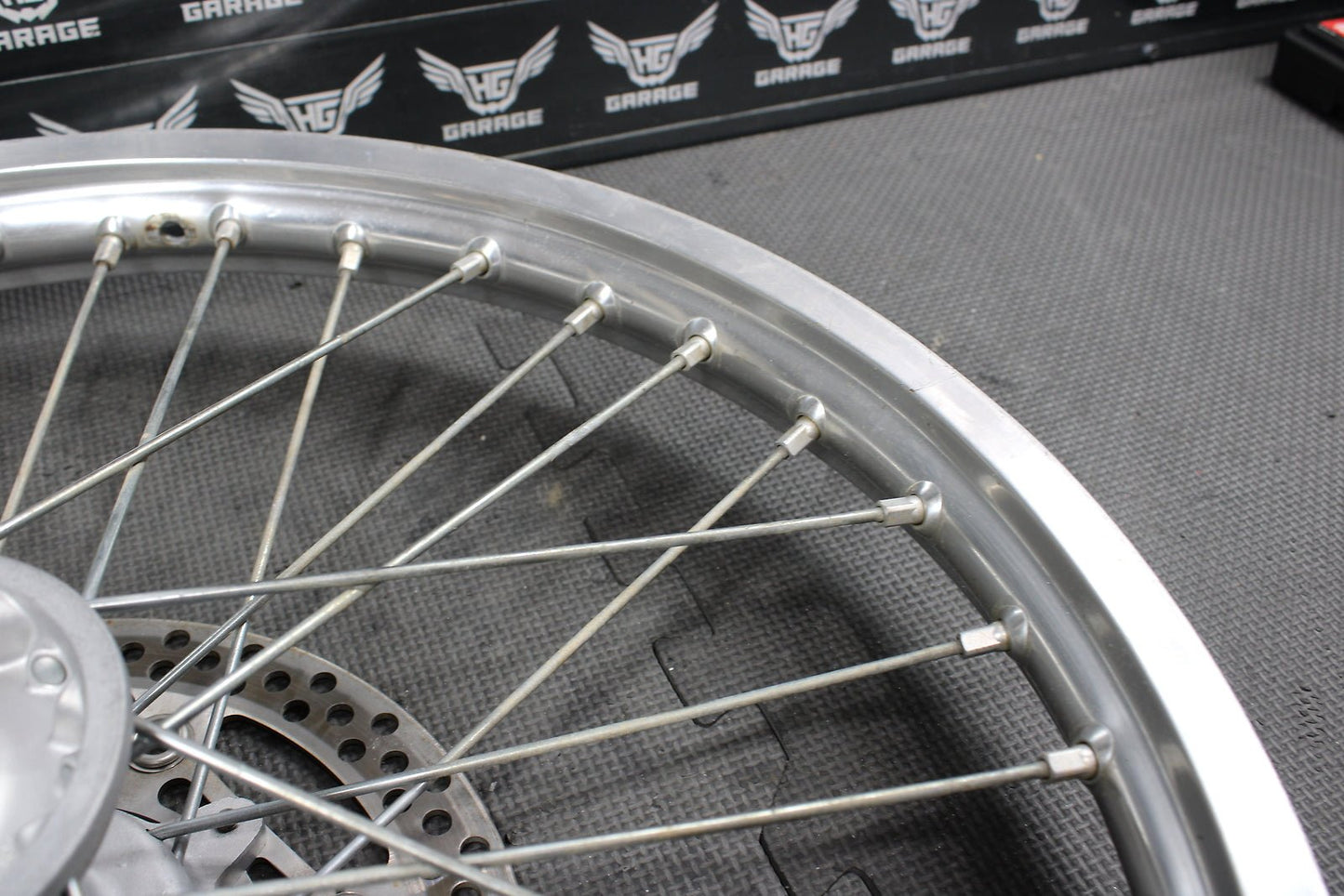 2005 Yamaha YZ125 YZ250 OEM Excel Front Wheel Rim Hub 5XC - W2519 - L0 - 00 - hggarage