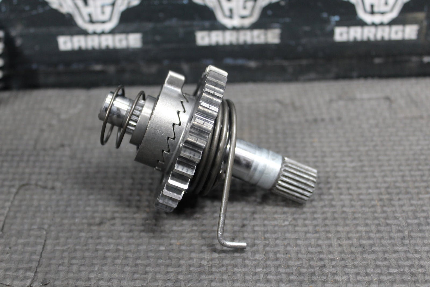 2002 HONDA CR125R OEM KICKSTART KICK START SHAFT W IDLER GEAR - hggarage