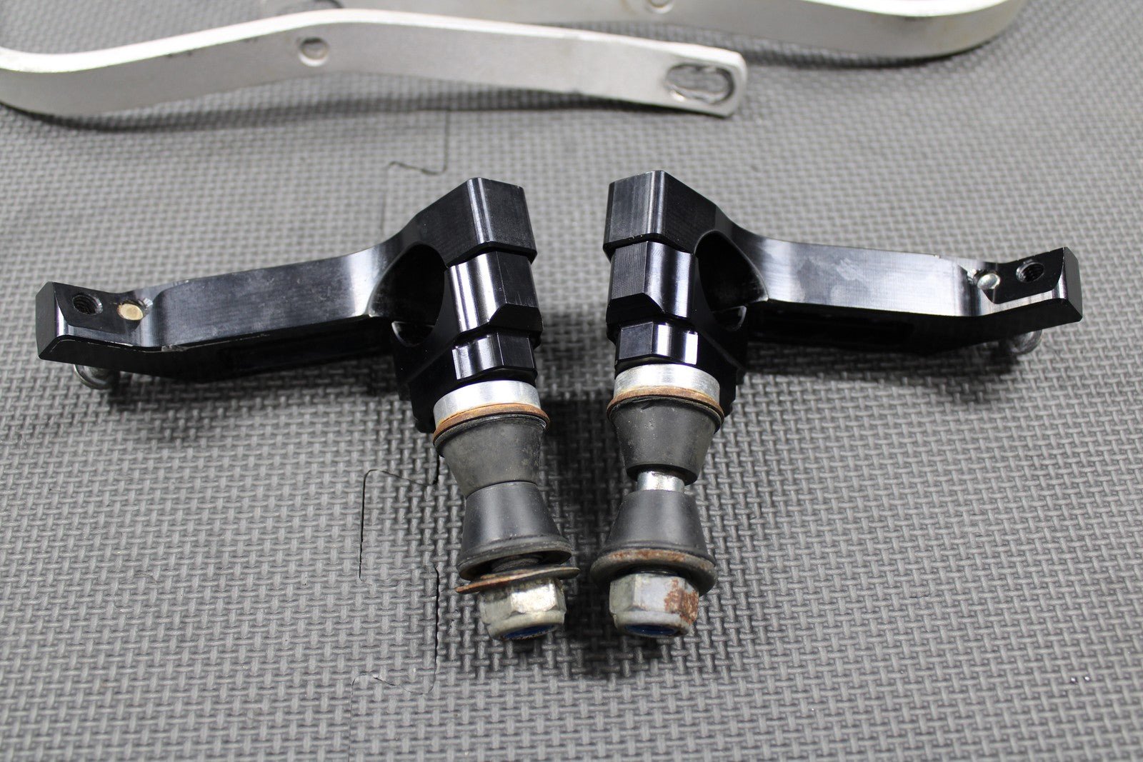 2007 07 - 08 KAWASAKI KX250 KX250F KX450F BRP FAT BAR CLAMPS HAND GUARD MOUNTS - hggarage